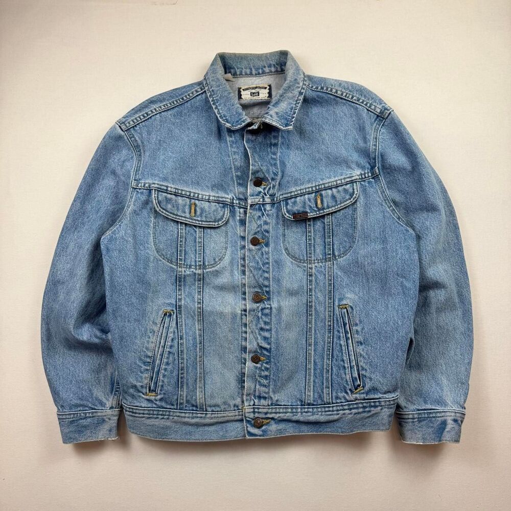 Vintage Blue Vintage Lee Denim Trucker Jacket Size M/L